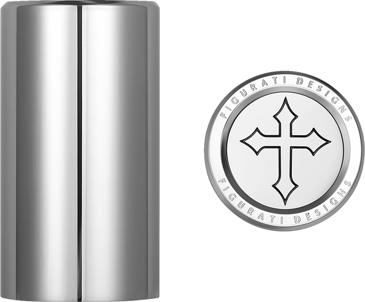Figurati Designs Docking Hardware Covers - Cross - Long Stainless Steel Fd41-Dc-2545-Ss