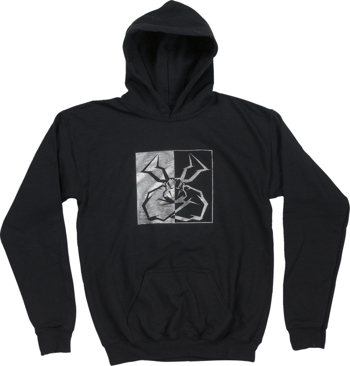 Moose Racing Youth Split Personality Hoodie - Black - Small 3052-0673