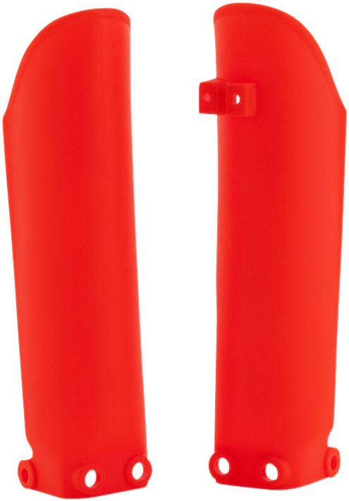 Acerbis Lower Fork Covers For Inverted Forks - Fluorescent Orange 2253024617