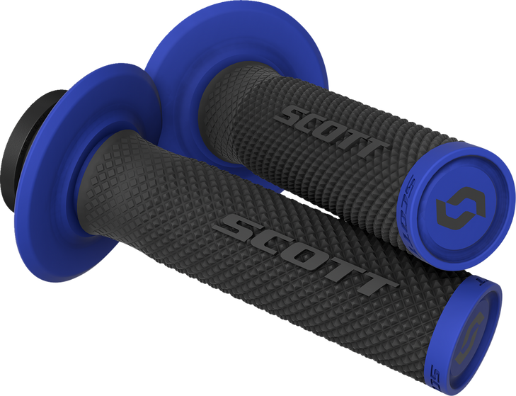Scott Grips - Sx Ii - Lock-On - Black/Blue 292452-1004222