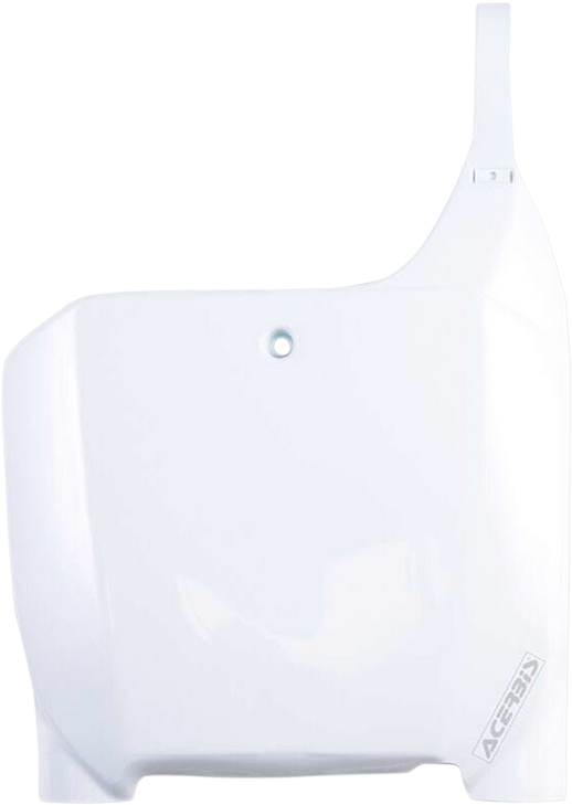 Acerbis Front Number Plate - White 2042240002