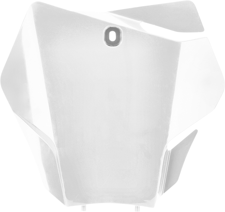 Acerbis Front Number Plate - White 2872760002