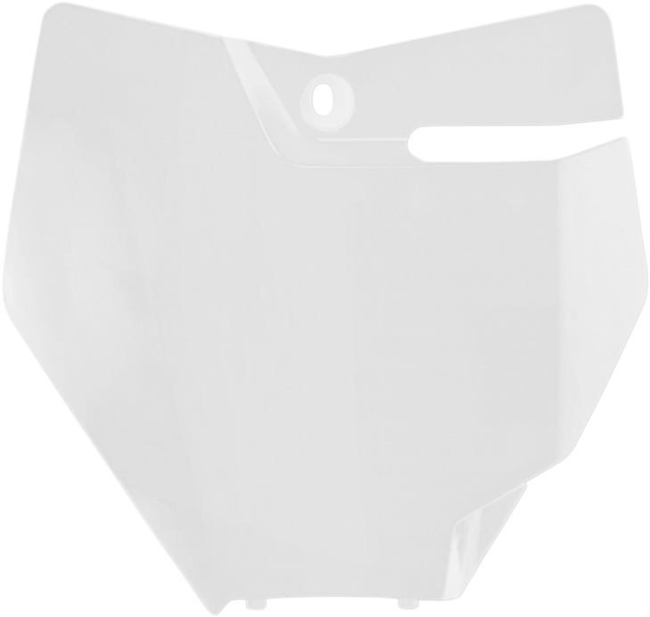Acerbis Front Number Plate - White 2685950002