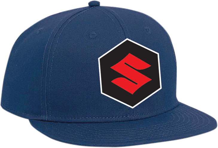 Factory Effex Youth Suzuki Mark Snapback Hat - Navy 19-86412