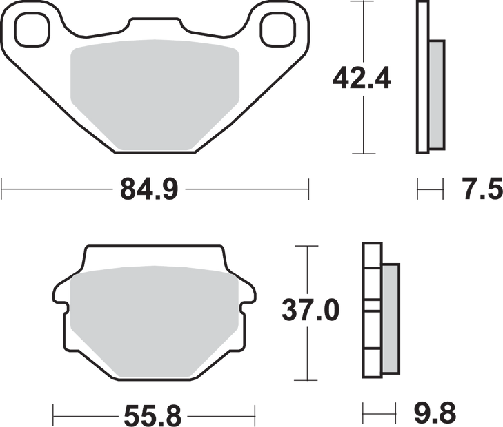Sbs Hf Brake Pads 546Hf