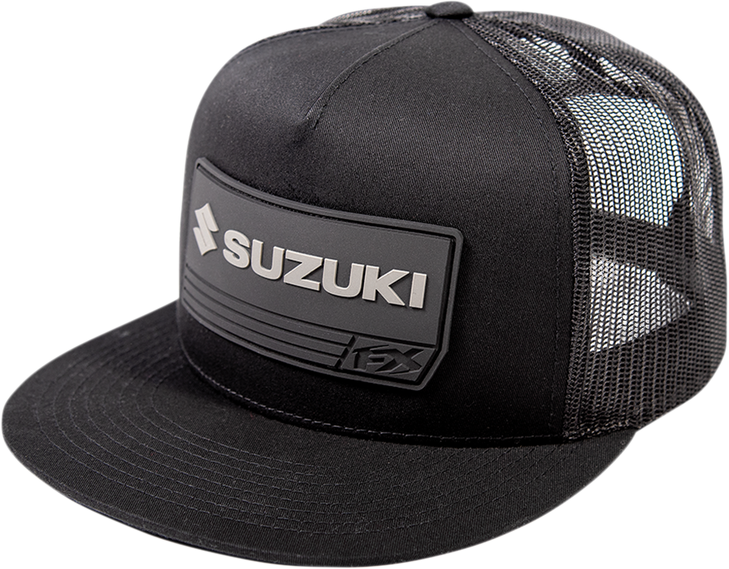 Factory Effex Suzuki 21 Racewear Hat - Black - One Size 24-86410