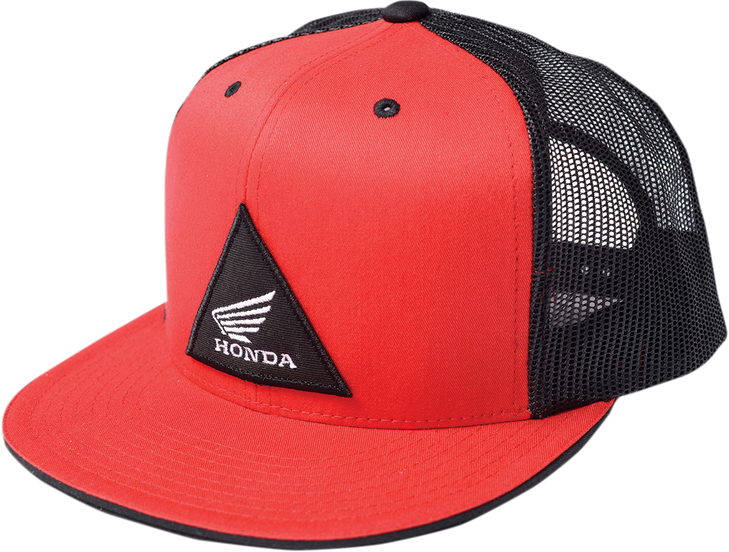 Factory Effex Honda Tri Snapback Hat - Red/Black 18-86200