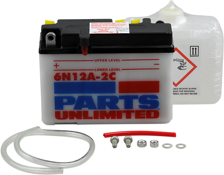 Parts Unlimited Battery - 6N12A-2C (B54-6)
