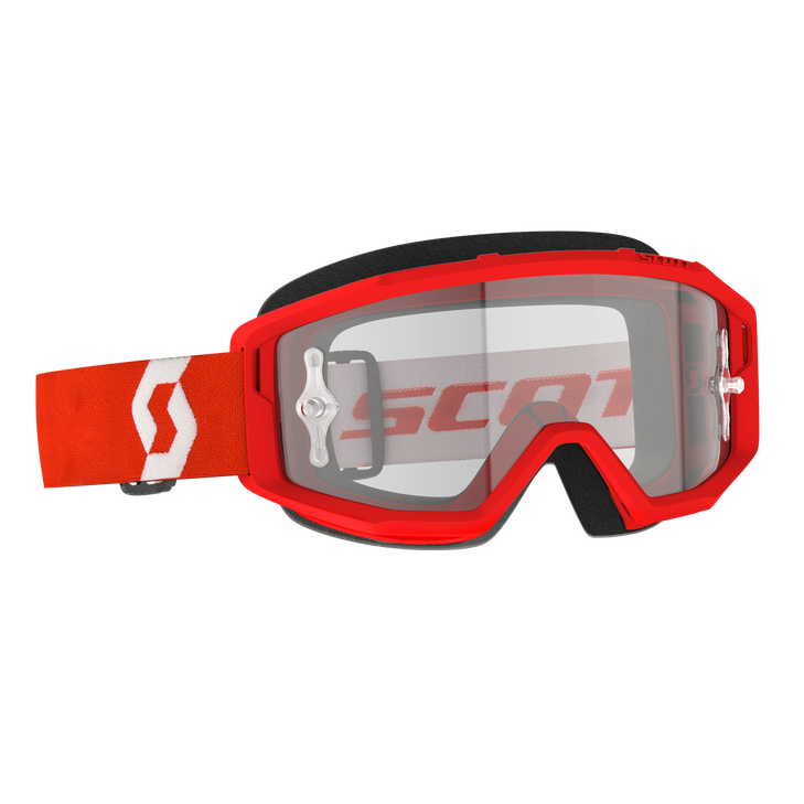 Scott Primal Goggles - Red/White - Clear 278598-1005113