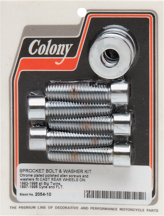 Colony Mounting Hardware Kit With Washers - Sprocket/Belt Pulley - Socket-Head - 1-3/4" 2054-10