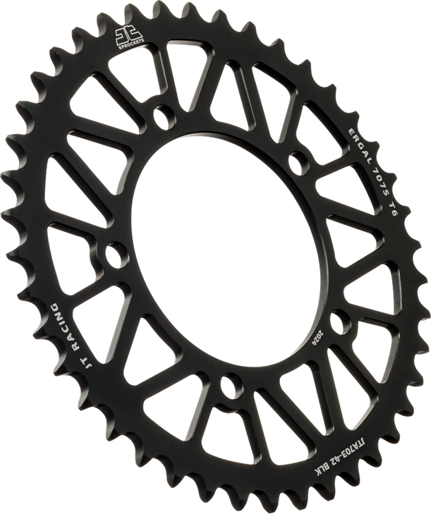 Jt Sprockets Rear Sprocket - Aluminum - 42 Tooth - Black - Aprilia Jta703.42Blk