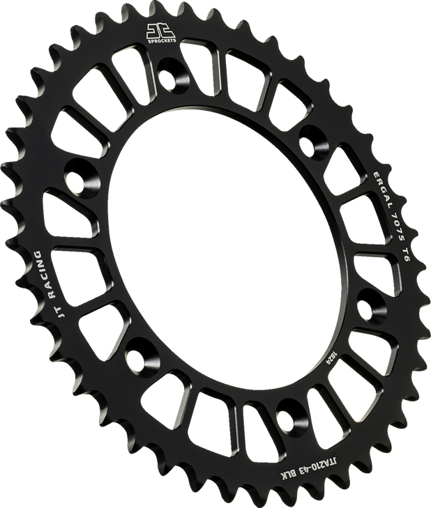 Jt Sprockets Rear Sprocket - Aluminum - 43 Tooth - Black - Xr400R Jta210.43Blk