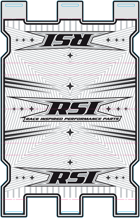 Race Shop Inc. Bar Pad - Small - White Bps-White