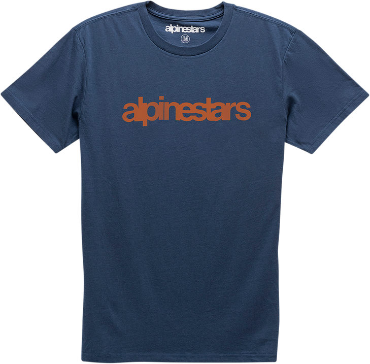 Heritage Word T-Shirt - Navy/Red - Large 1210730067030L