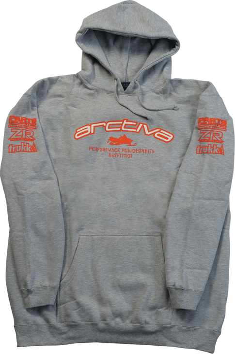 Proformance Screen Print Arctiva Promo Hoodie - Gray - Medium