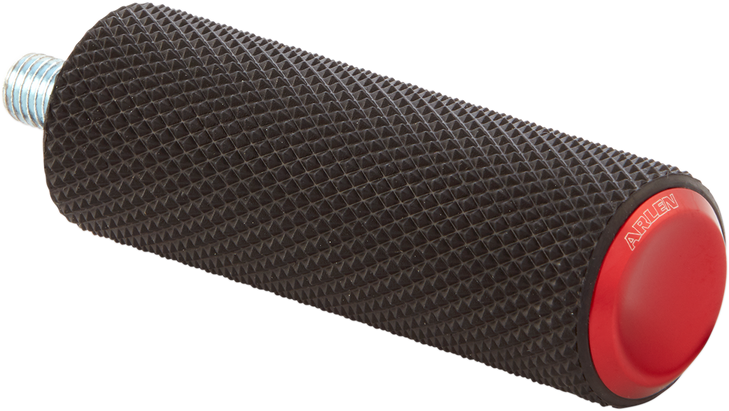 Arlen Ness Shift Peg - Knurled - Red 07-948