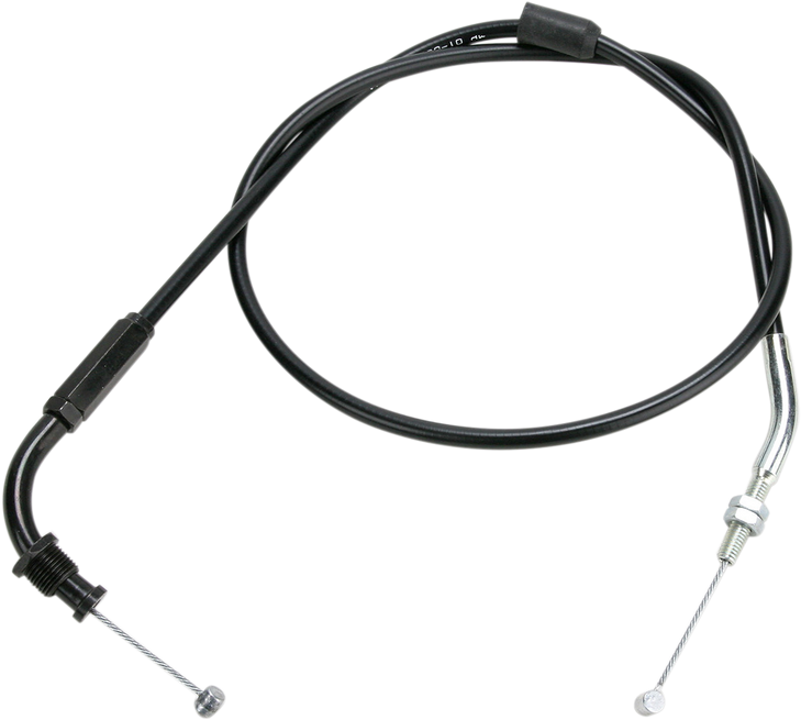 Black Vinyl Throttle Cable - Push - Universal 01-0835