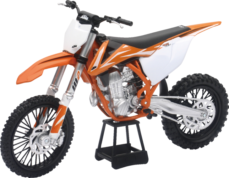 Ktm 450 Sx-F 2018 Dirt Bike - 1:10 Scale - Orange/Black/White 57943