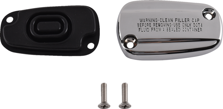 Rear Master Cylinder Cover - M8 Softail - Chrome