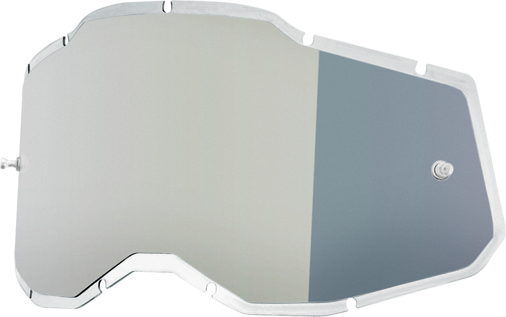 100% Accuri 2/Racecraft 2/Strata 2 Lens - Injected Silver 59091-00001