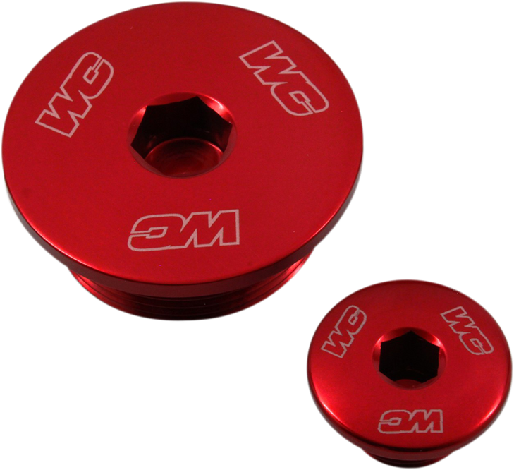 Works Connection Engine Plug - Orange - Gas Gas/Husqvarna/Ktm 24-453