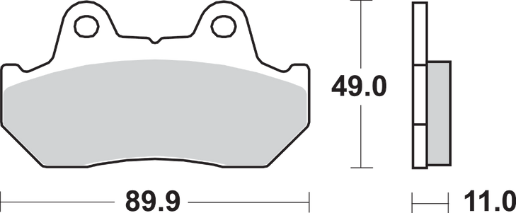 Sbs Hf Brake Pads - Honda 542Hf