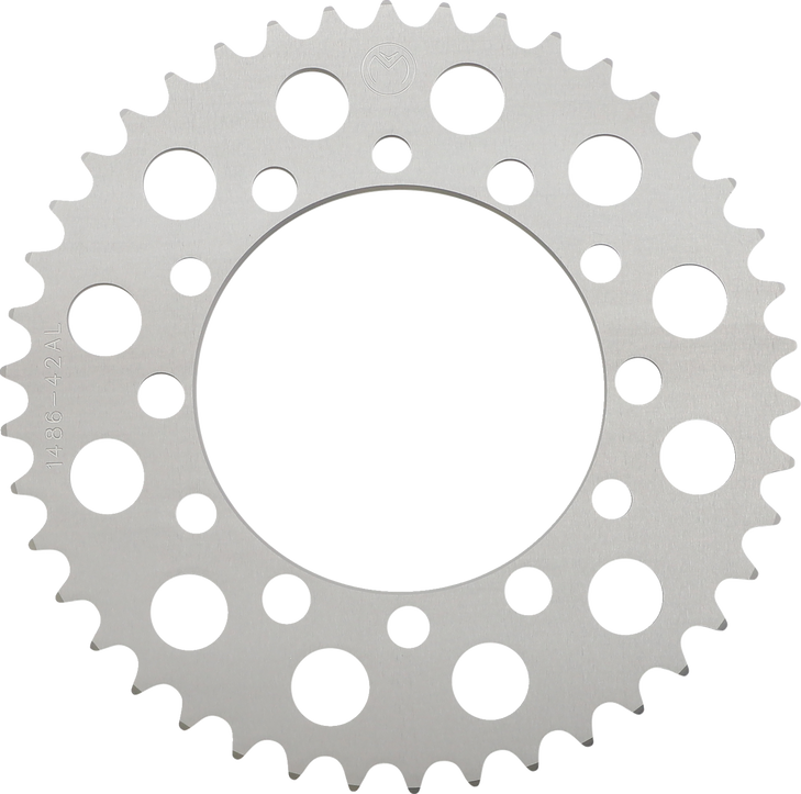 Moose Racing Rear Aluminum Sprocket - 42 Tooth - Honda 1486-42Al
