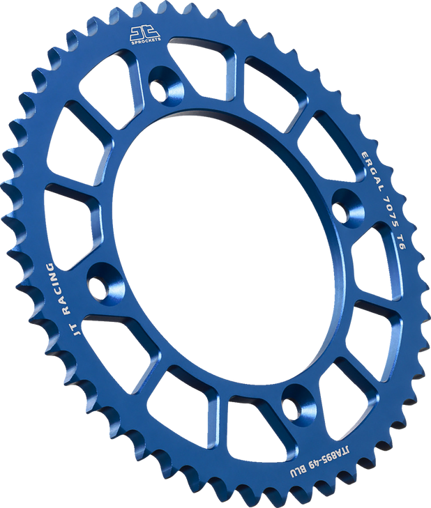 Rear Sprocket - Aluminum - 49 Tooth - Blue - Gas Gas/Husqvarna/Ktm Jta895.49Blu