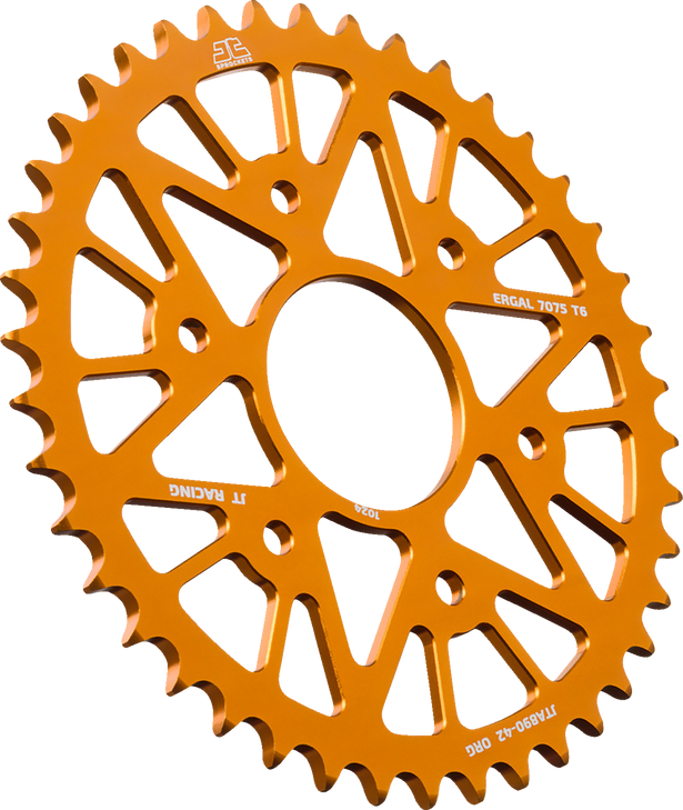 Rear Sprocket - Aluminum - 42 Tooth - Orange - Ktm/Husqvarna Jta890.42Org