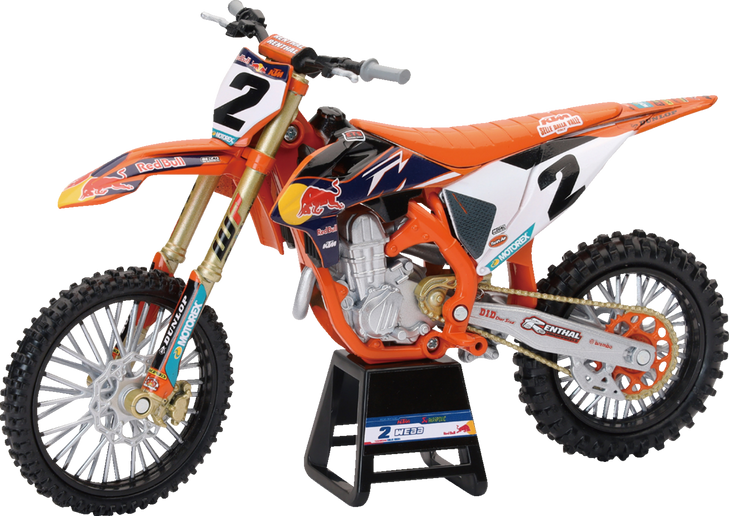 Red Bull Ktm 450 Sx-F - Cooper Webb - 1:12 Scale - Orange/Black/White 58353