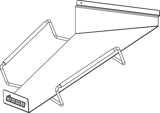 SLATWALL HELMET SHELF LH