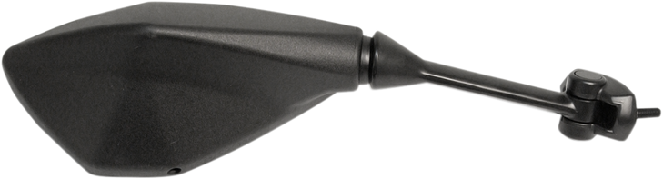 Emgo Mirror - Side View - Polygon - Black - Right 20-49301