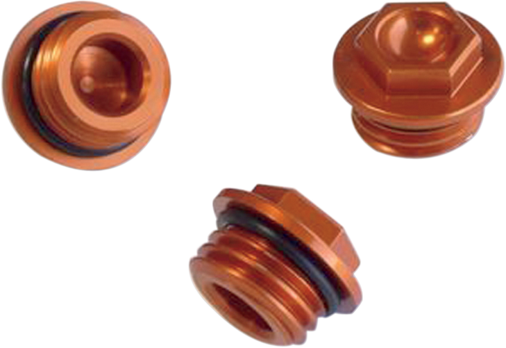 Works Connection Aluminum Oil Filler Plug - Orange - Gas Gas/Husqvarna/Ktm 24-020