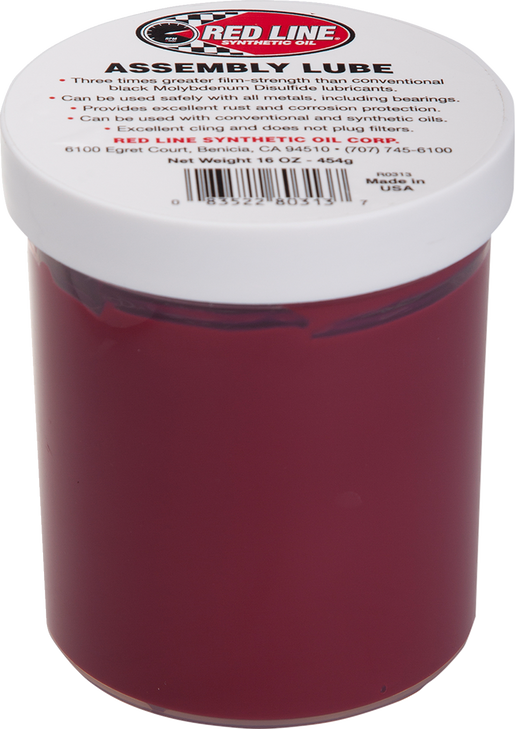 Red Line Synthetic Oil Assembly Lube - 16 Oz 80313