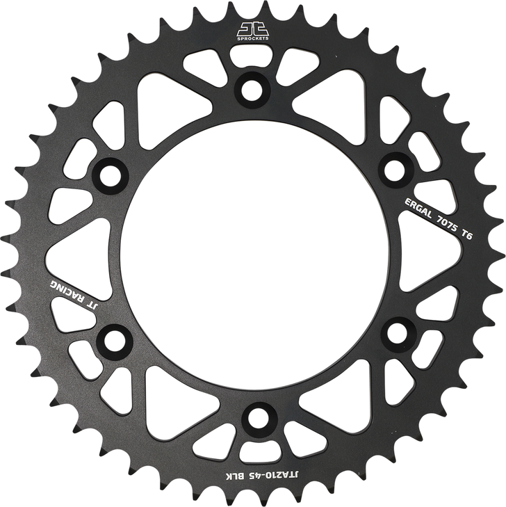 Jt Sprockets Rear Sprocket - Honda - Black - 45 Tooth Jta210.45Blk