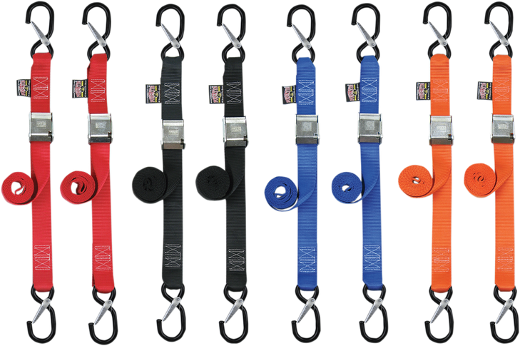 Powertye Mfg. Cam Tie-Downs - 1-1/2" X 5-1/2' - Orange 28629-S