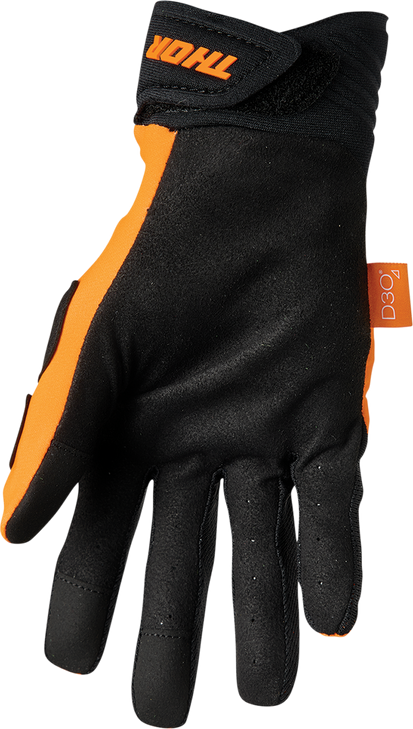 Thor Rebound Gloves - Fluo Orange/Black - Medium
