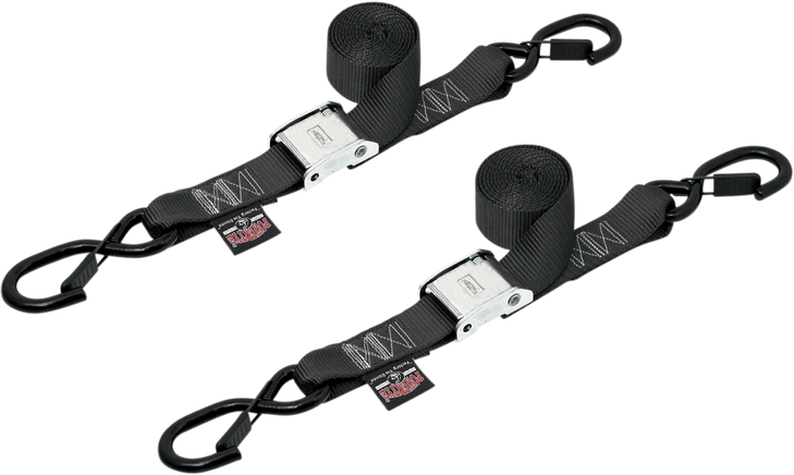 Powertye Mfg. Cam Tie-Downs - 1-1/2" X 5-1/2' - Black 28622-S