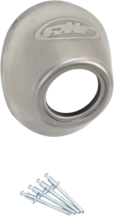 Fmf End Cap - Stainless Steel - Straight Cut - Pc4/Q4 040634