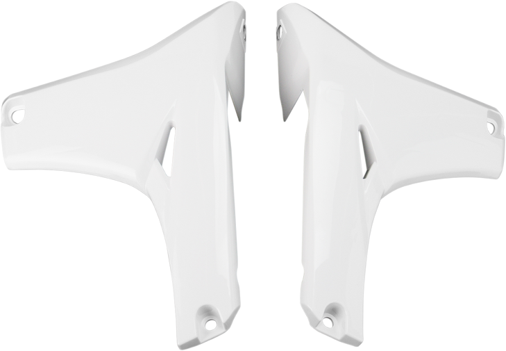 Acerbis Radiator Shrouds - Lower - White 2171780002