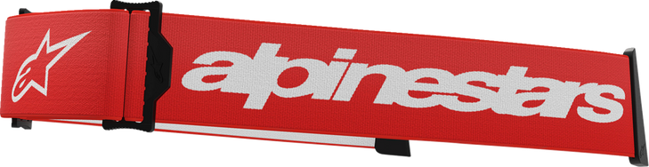 Supertech Goggle Strap - Red/White 9400125-32