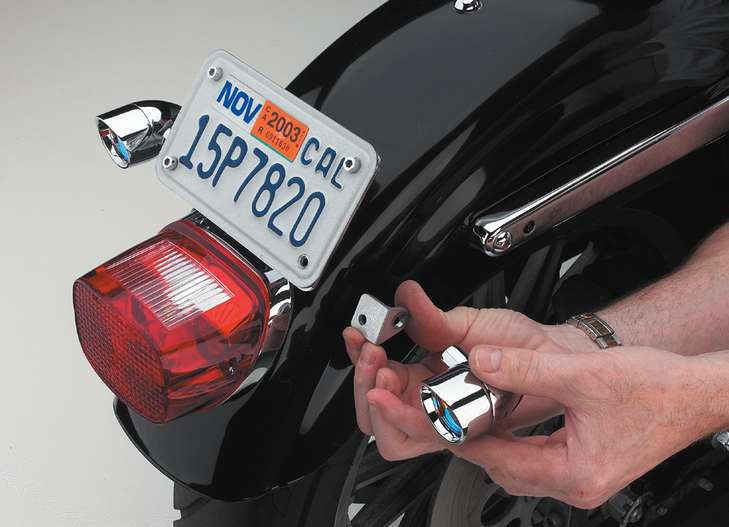 Cycle Visions Little Light Bracket - Chrome-Plated Cv-4603