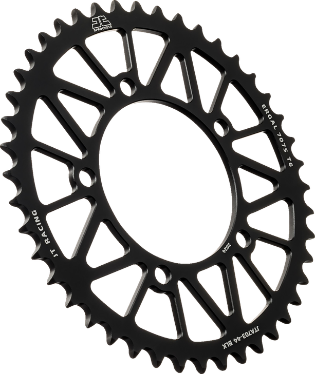 Jt Sprockets Rear Sprocket - Aluminum - 44 Tooth - Black - Aprilia Jta703.44Blk
