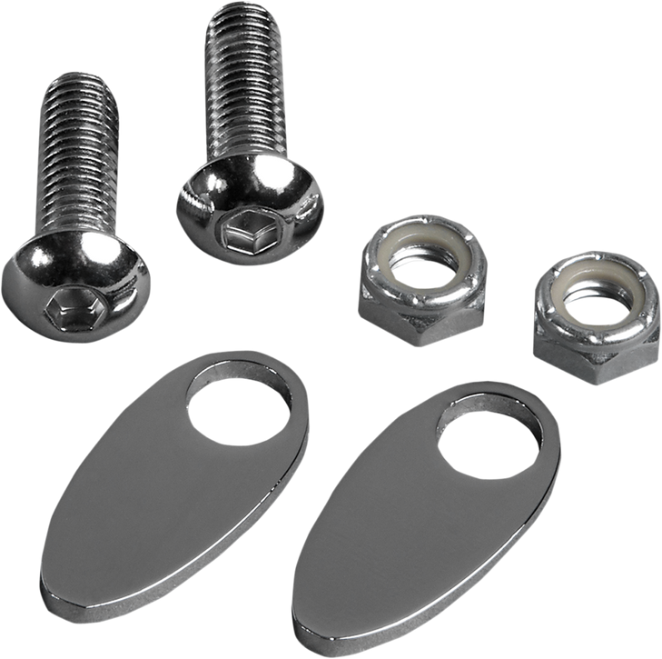 Cycle Visions Rear Turn Signal Cover Plate - Chrome Cv-4813