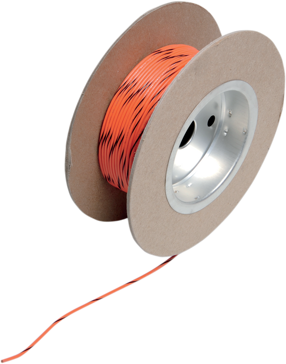Namz 100' Wire Spool - 18 Gauge - Orange/Black Nwr-30-100