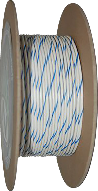 Namz 100' Wire Spool - 20 Gauge - White/Blue Nwr-96-100-20