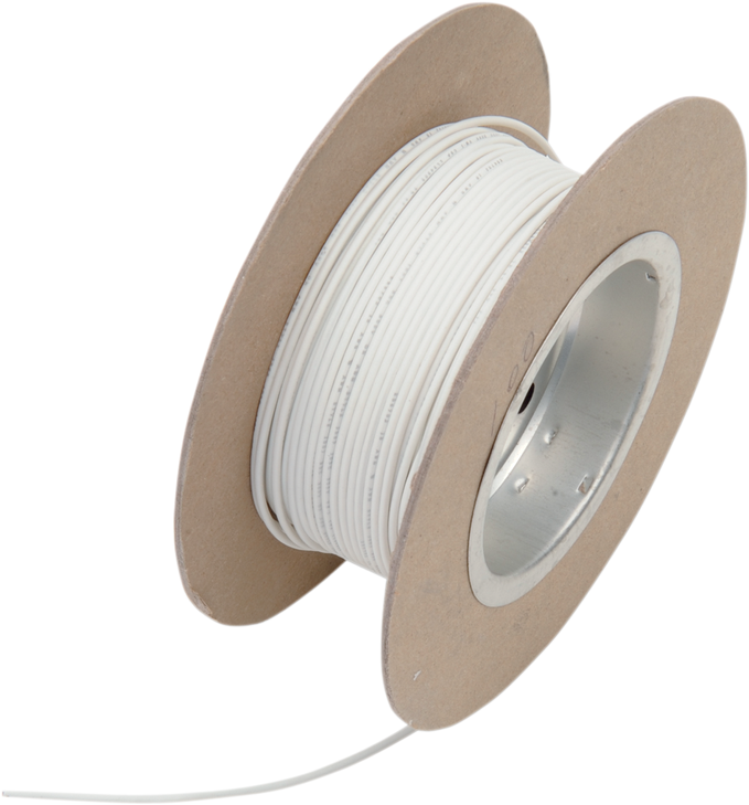 Namz 100' Wire Spool - 18 Gauge - White Nwr-9-100