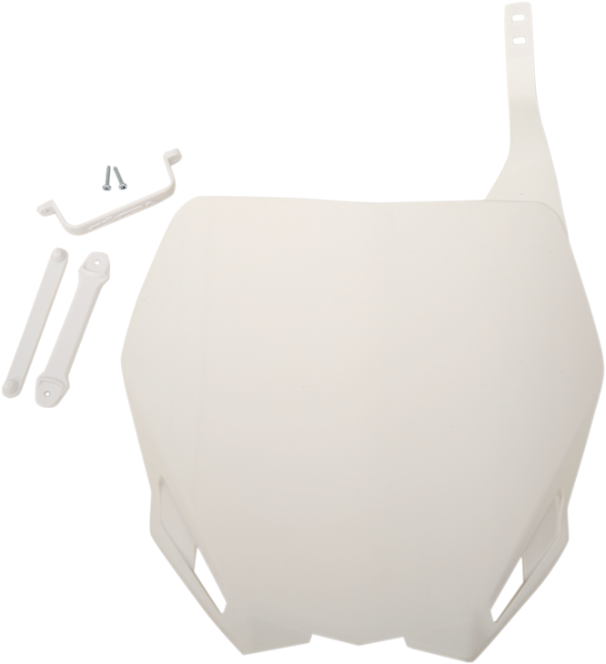 Cycra Stadium Number Plate - White - Yz 250F/450F 1Cyc-0900-42