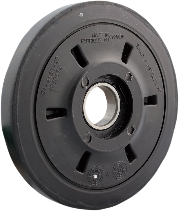 Kimpex Idler Wheel With Bearing 6004-2Rs - Black - 135 Mm Od X 25 Mm Id 298991