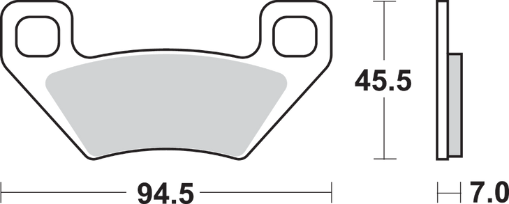 Sbs Brake Pads 822Ats